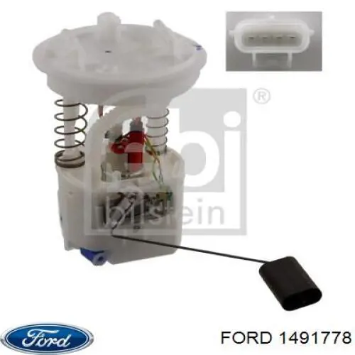 1491778 Ford Módulo de bomba de combustível com sensor do nível de combustível