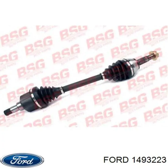 1493223 Ford Semieixo (acionador) dianteiro esquerdo
