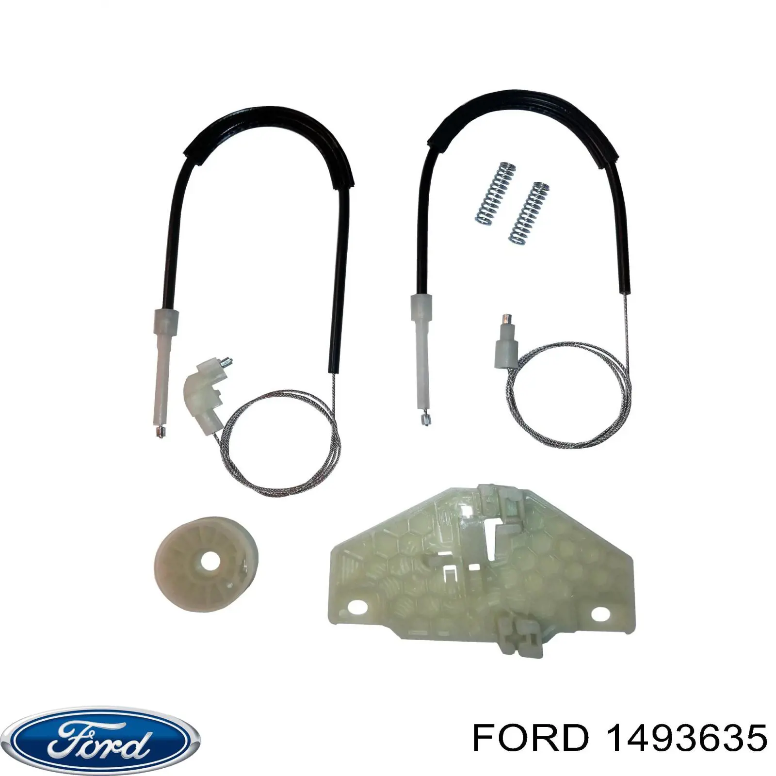 Compre 1493635 Ford Mecanismo de acionamento de vidro da porta dianteira direita