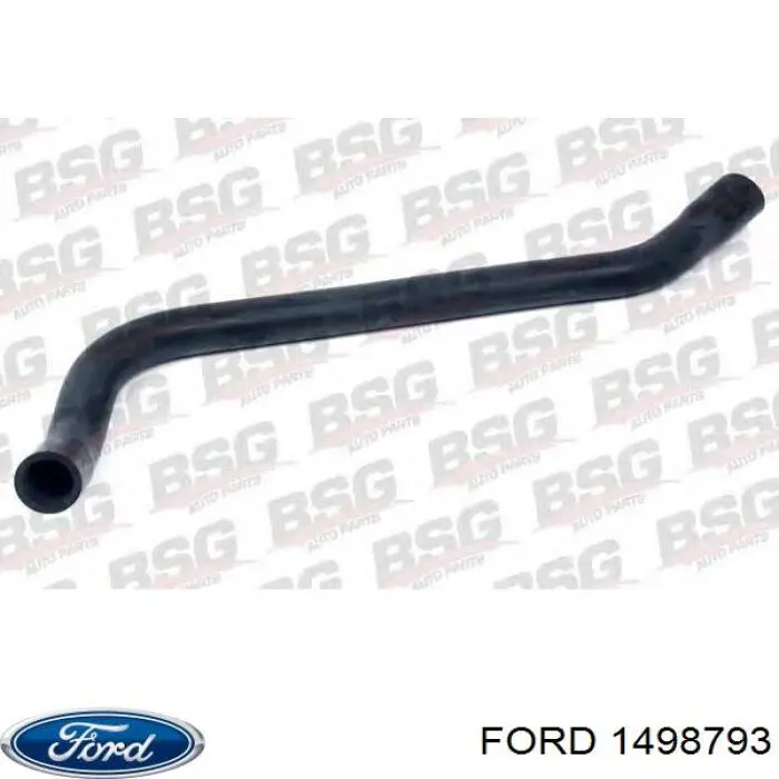 1498793 Ford Cano derivado de ventilação de cárter (de separador de óleo)