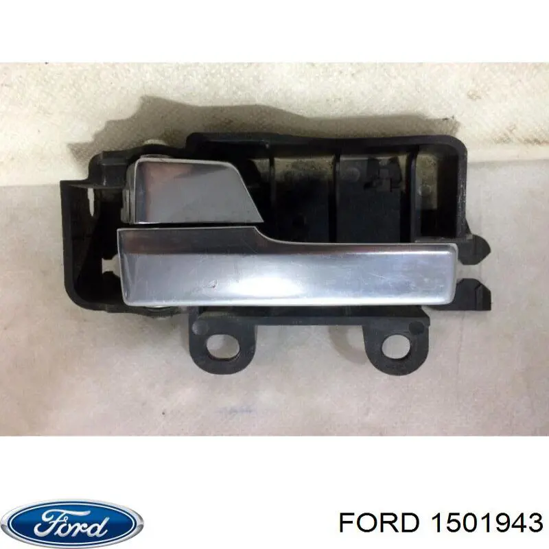 1501943 Ford Maçaneta interna esquerda da porta dianteira