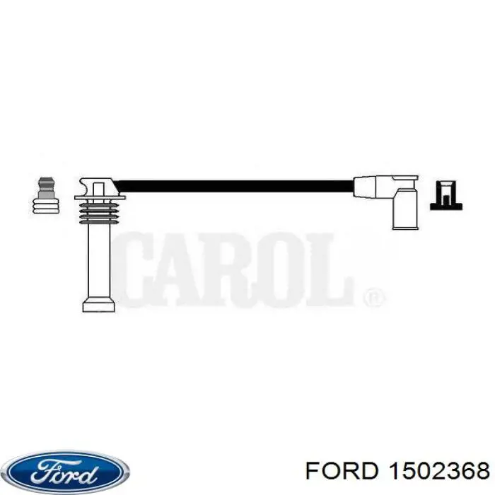 BE8Z12286A Ford Fios de alta voltagem, kit