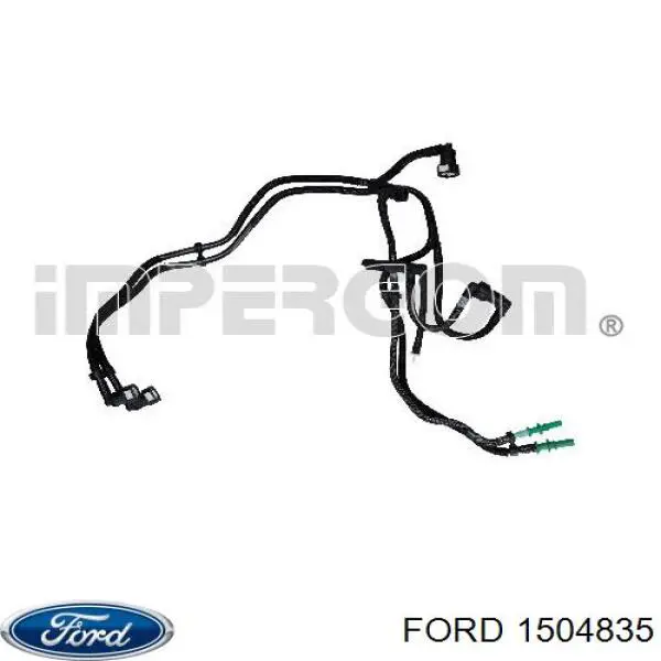 1504835 Ford Tubo de combustível, inverso desde os injetores