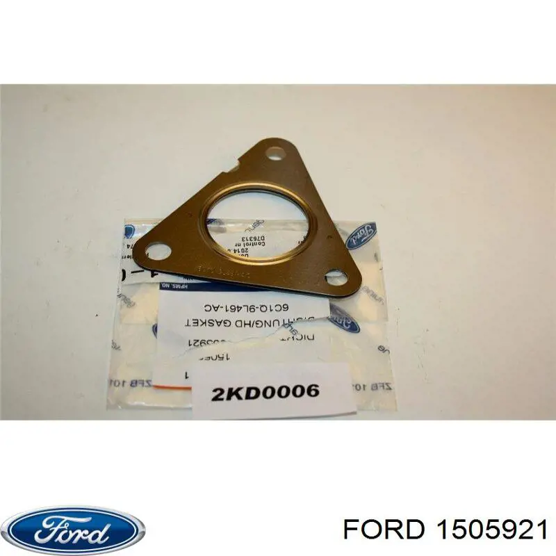 1505921 Ford Vedante de turbina dos gases de escape, admissão