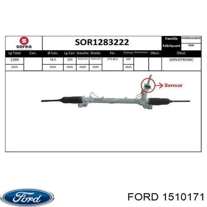Compre RD3211JRP842 Rider Cremalheira da direção