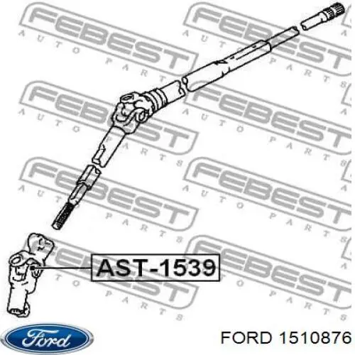 2625793 Ford Coluna da direção