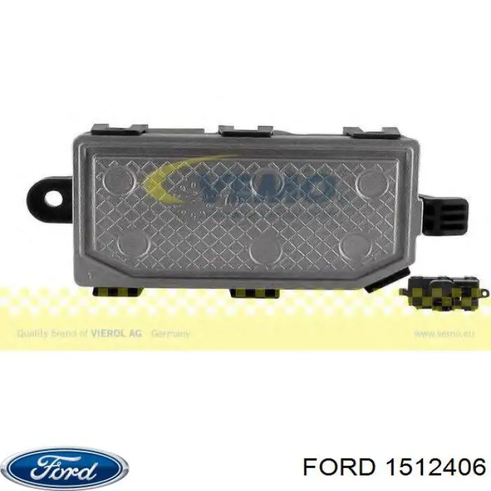 1512406 Ford Resistor (resistência) de ventilador de forno (de aquecedor de salão)