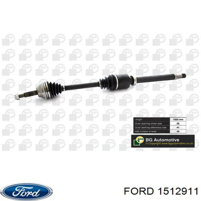 Compre 1512911 Ford Semieixo (acionador) dianteiro direito