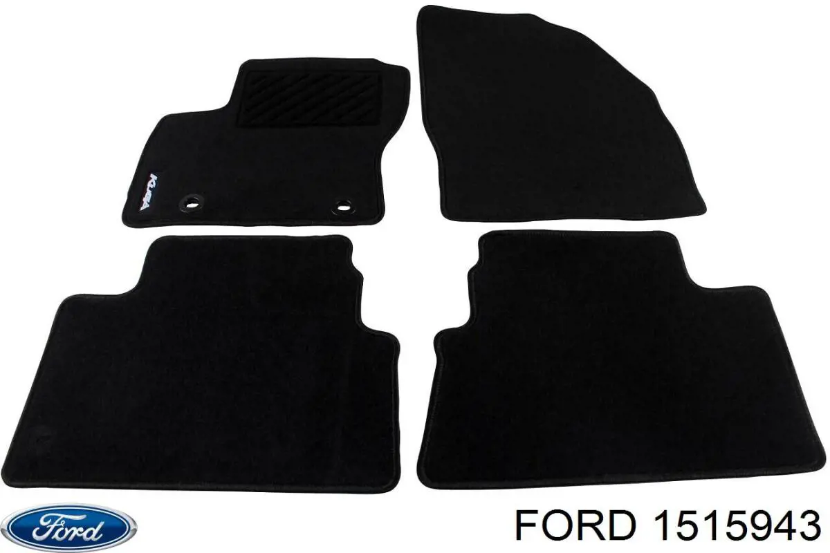 Tapetes dianteiros + traseiros, kit Ford 1515943 preço, a partir de  