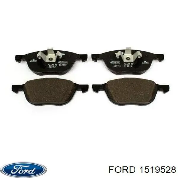 Compre 1519528 Ford Sapatas do freio dianteiras de disco