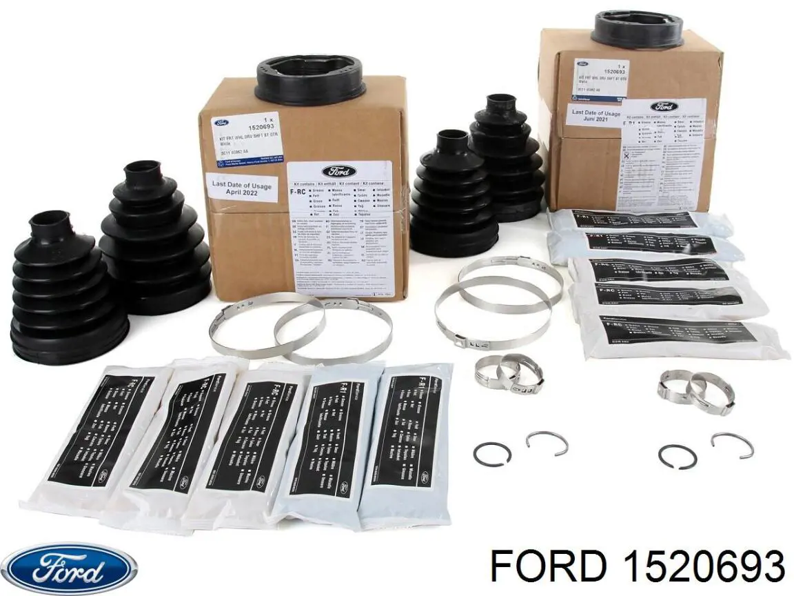 Compre 1520693 Ford Botas de proteção de Juntas homocinéticas do semieixo dianteiro, kit