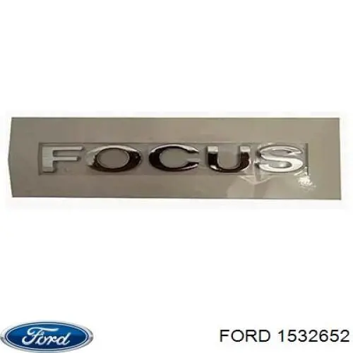 Compre 1722097 Ford Emblema de tampa de porta-malas (emblema de firma)