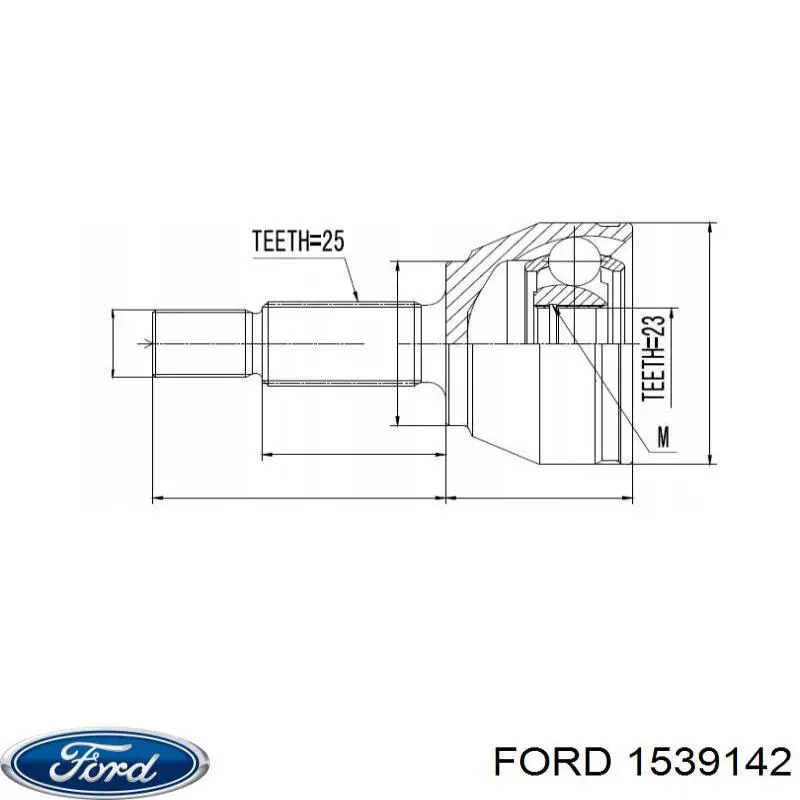 Compre 1837849 Ford Junta homocinética externa dianteira