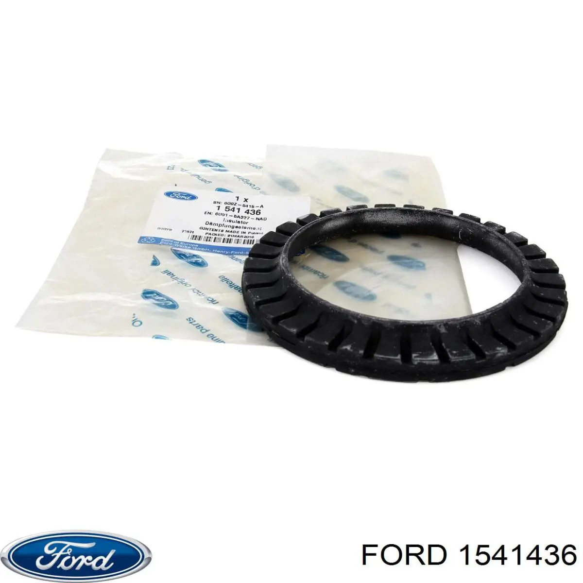 Compre 1541436 Ford Espaçador (anel de borracha) da mola dianteira inferior