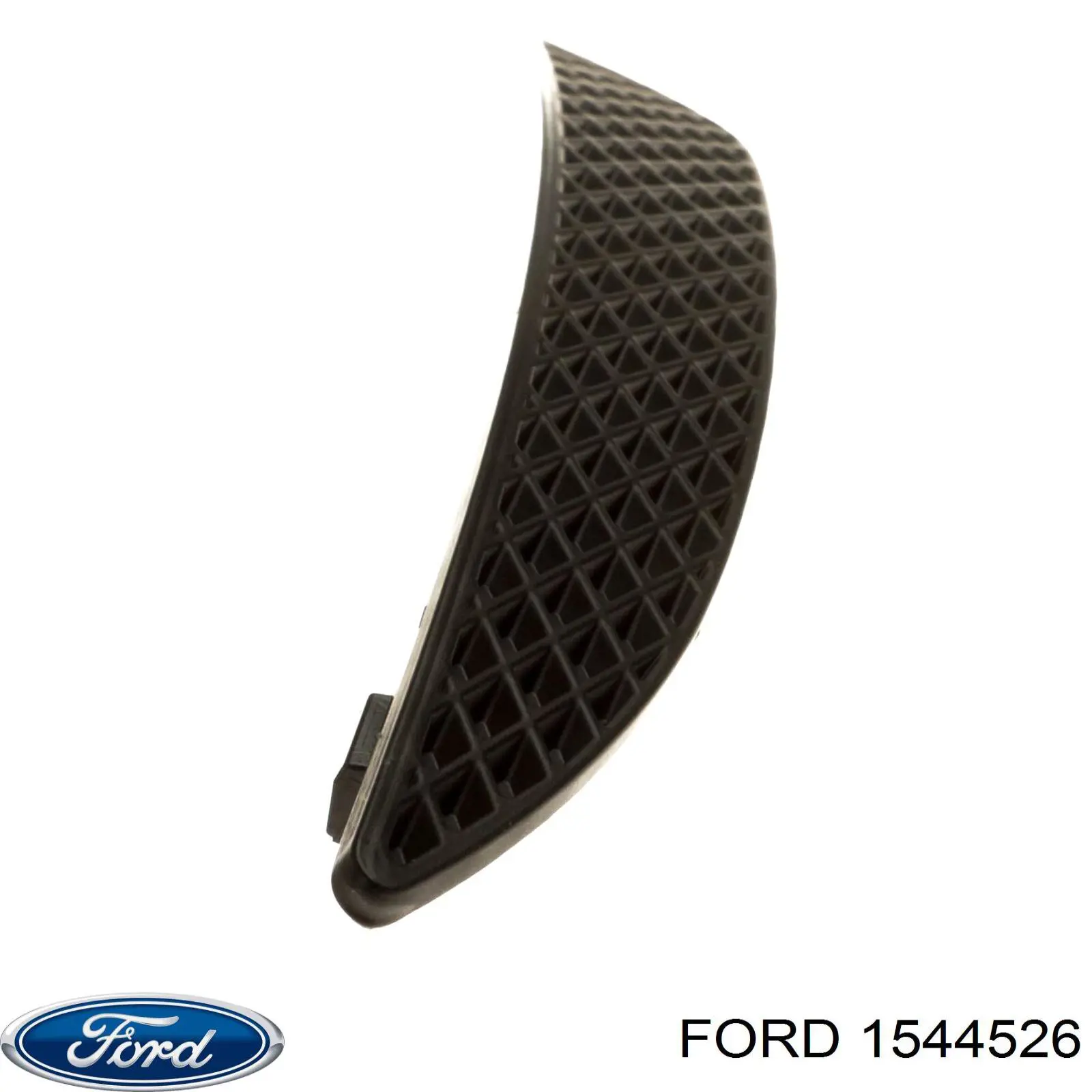 1544526 Ford Placa sobreposta esquerda do pára-choque dianteiro