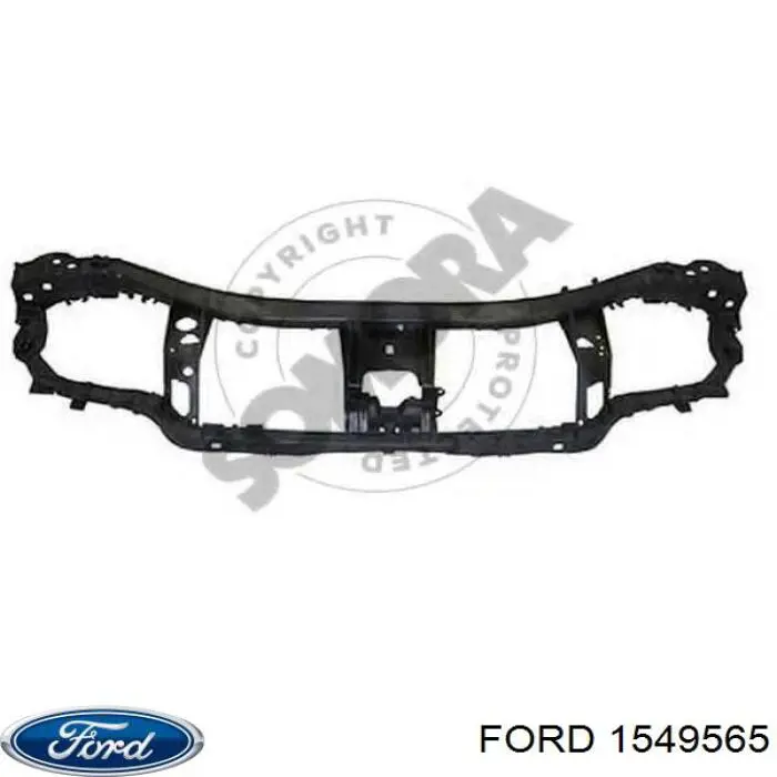 1549565 Ford Suporte do radiador montado (painel de montagem de fixação das luzes)