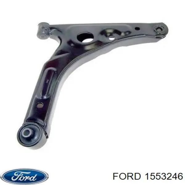 1553246 Ford Braço oscilante inferior direito de suspensão dianteira