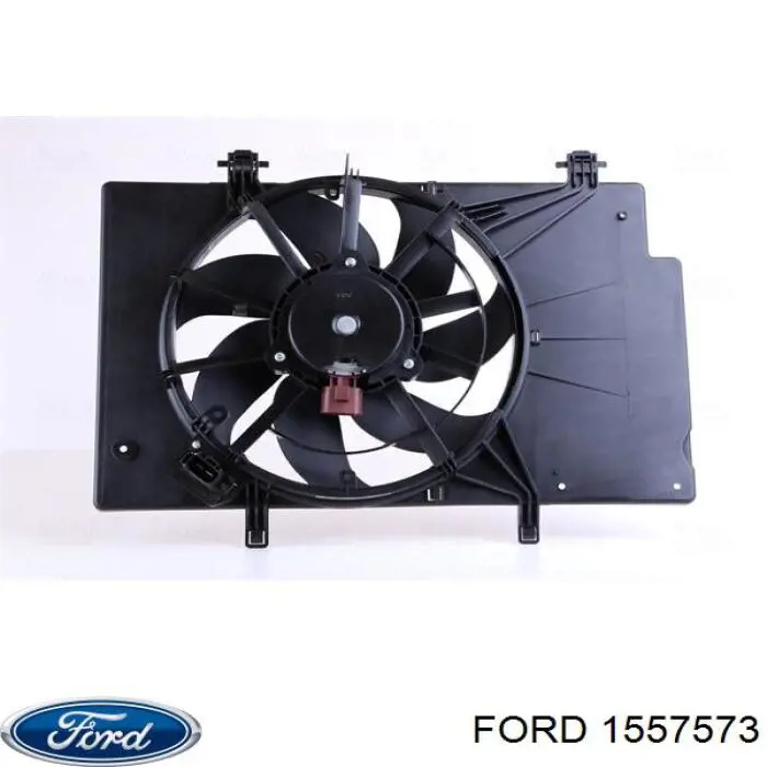 Compre 1557573 Ford Difusor do radiador de esfriamento, montado com motor e roda de aletas