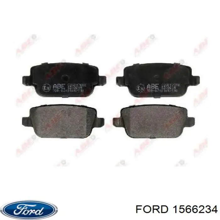 Sapatas do freio traseiras de disco Ford 1566234 preço, a partir de 21,93 USD