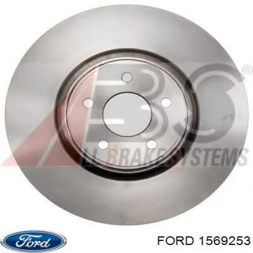1569253 Ford Disco do freio dianteiro