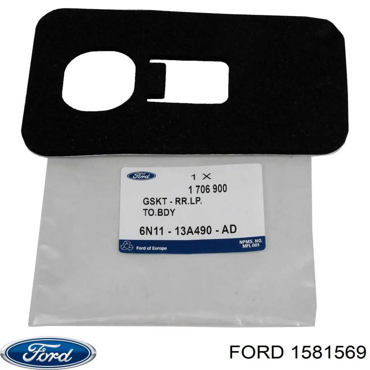 Compre 6N1113N005AB Ford Circuito de contato da luz traseira