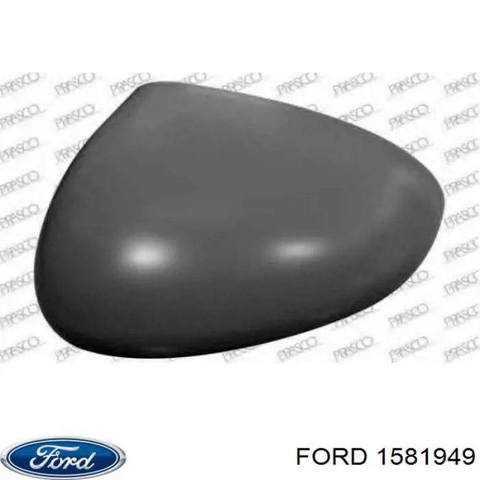 1581949 Ford Espelho de retrovisão esquerdo