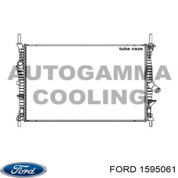 Radiador de esfriamento de motor Ford 1595061 preço, a partir de 108,72 USD