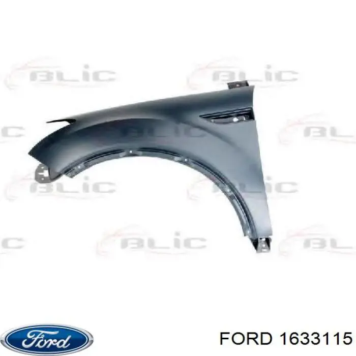 1633115 Ford Pára-lama dianteiro esquerdo