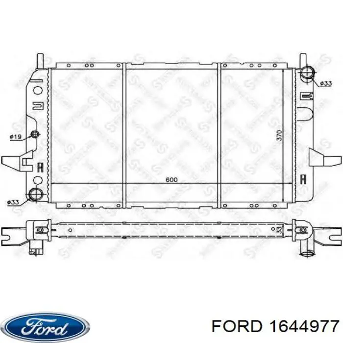 Compre 1106758 Ford Radiador de esfriamento de motor