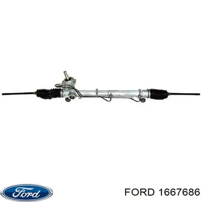 1667686 Ford Cremalheira da direção