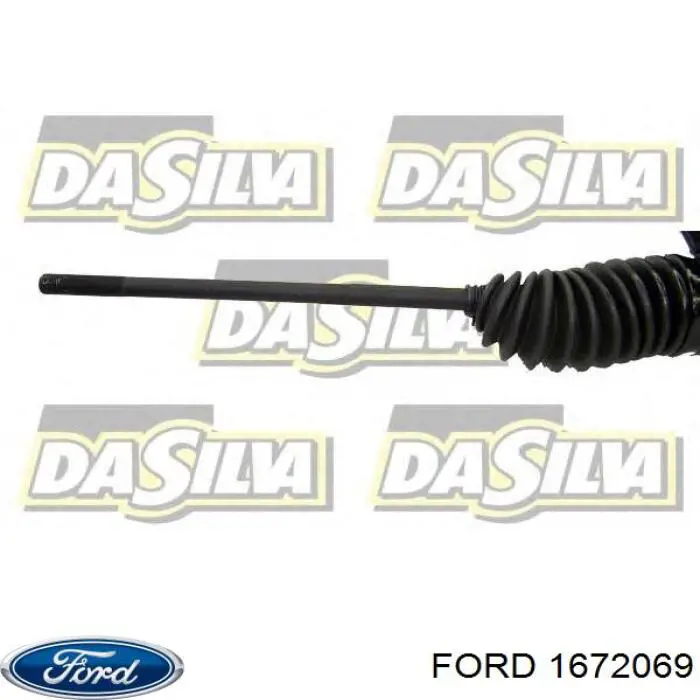 1672069 Ford Cremalheira da direção