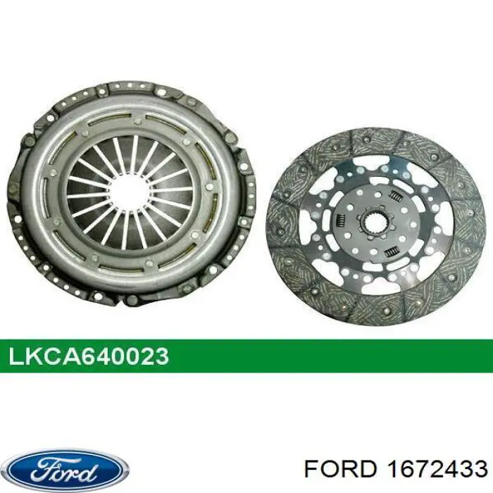 Compre 1672433 Ford Kit de embraiagem (3 peças)