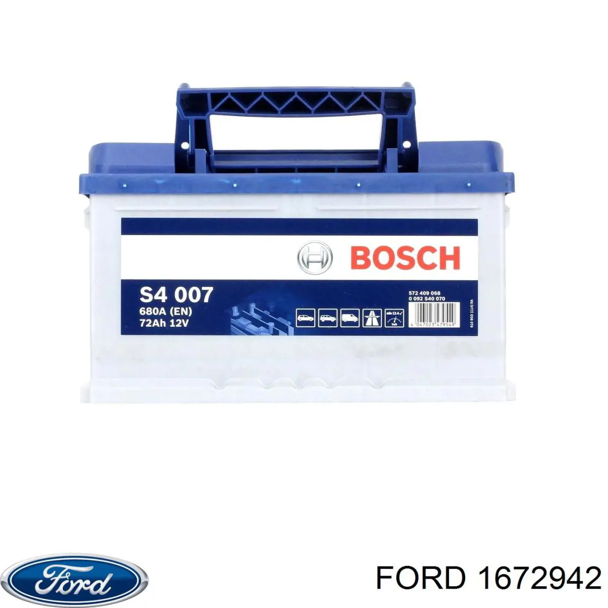 Bateria recarregável (PILHA) Ford 1672942 preço, a partir de  USD
