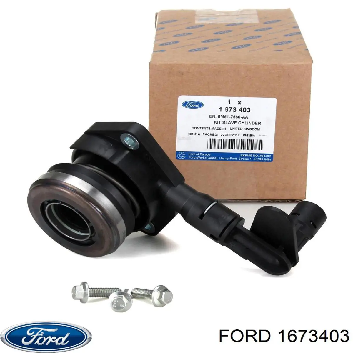 Cilindro de trabalho de embraiagem montado com rolamento de desengate Ford 1673403 preço, a partir de 70,07 USD