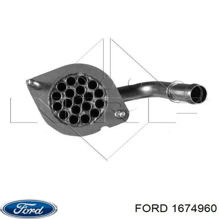 Radiador do sistema EGR de recirculação dos gases de escape Ford 1674960 preço, a partir de 138,40 USD