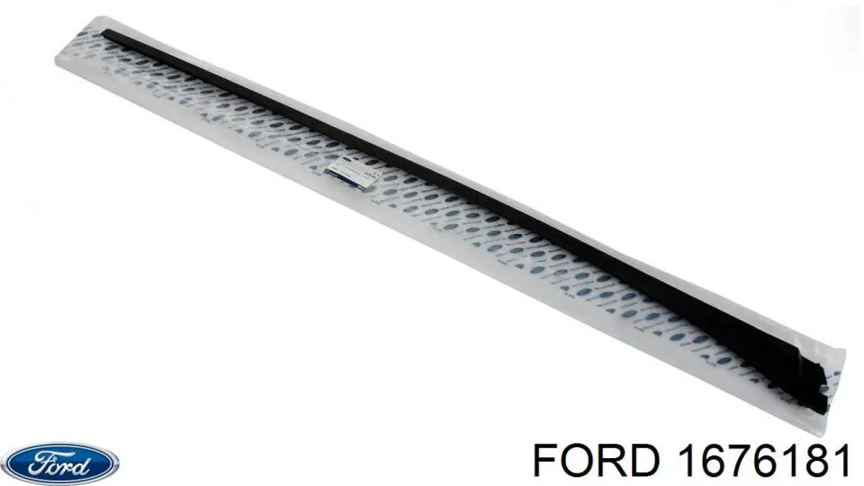 1676181 Ford Moldura esquerda de pára-brisas
