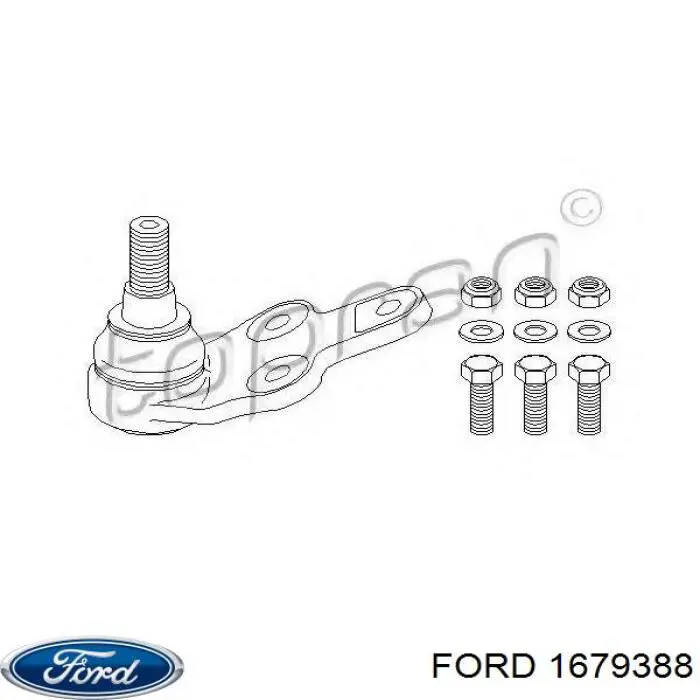 Compre 1679388 Ford Suporte de esfera inferior