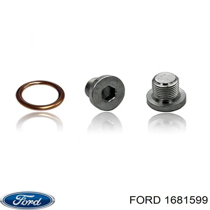 1681599 Ford Tampão de panela de motor