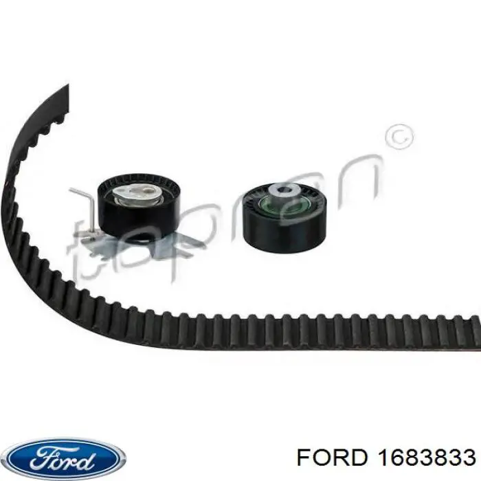Compre 1683833 Ford Correia do mecanismo de distribuição de gás, kit