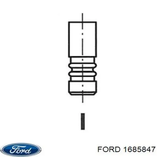 Compre 1685847 Ford Válvula de admissão