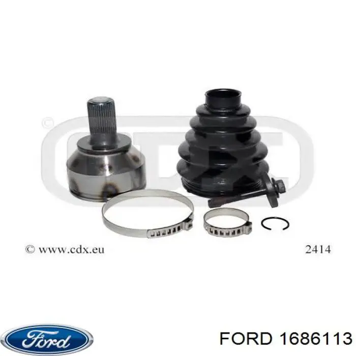 1686113 Ford Semieixo (acionador) dianteiro direito