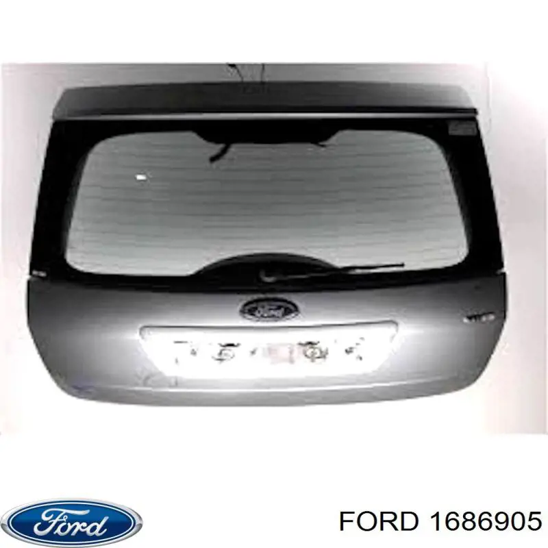 1686905 Ford Porta traseira (3ª/5ª porta-malas (tampa de alcapão)