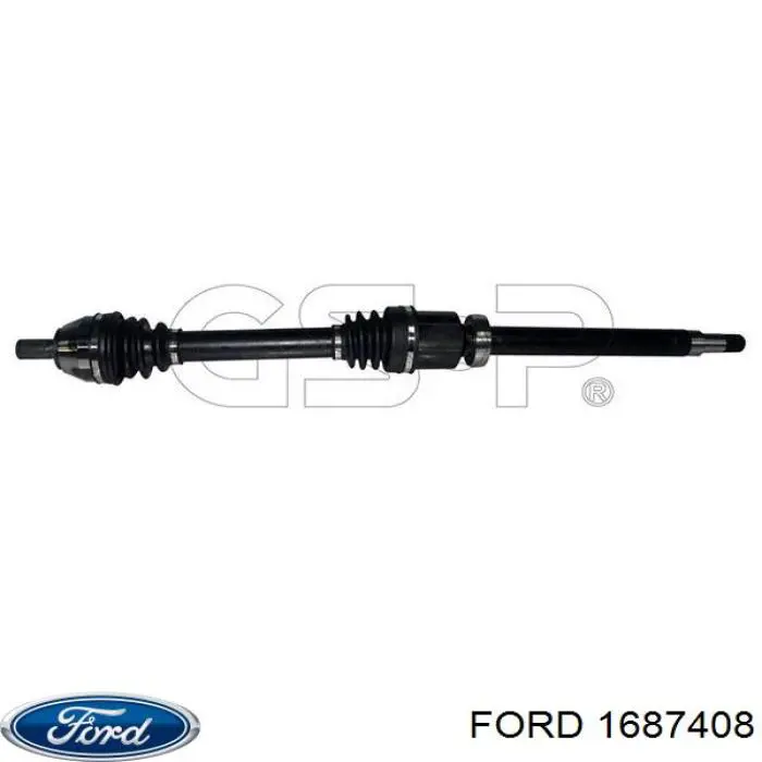 1687408 Ford Semieixo (acionador) dianteiro direito