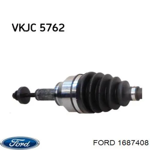 Semieixo (acionador) dianteiro direito Ford 1687408 preço, a partir de 195,21 USD