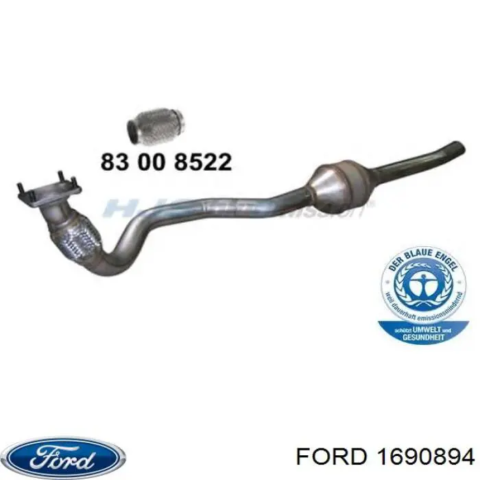 Convertidor - catalisador Ford 1690894 preço, a partir de 637,17 USD