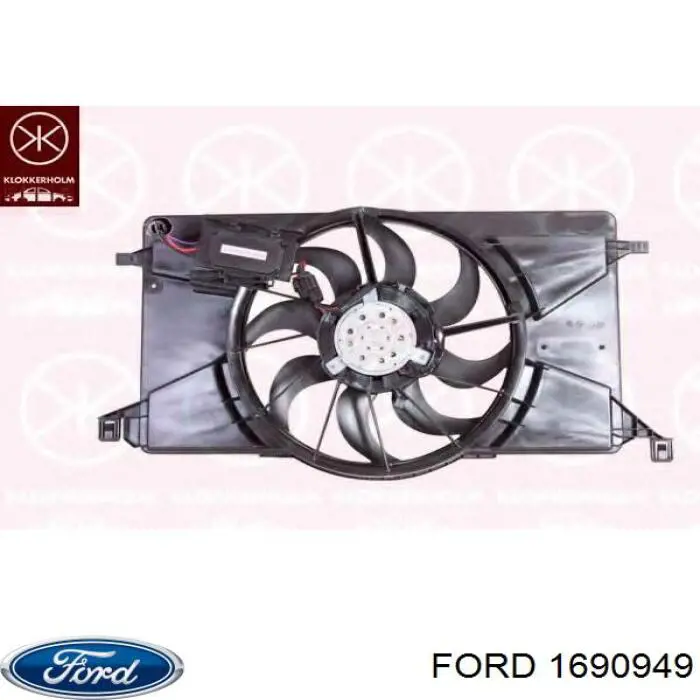 Ventilador elétrico de esfriamento montado (motor + roda de aletas) Ford 8V618C607FB preço, a partir de 158,25 USD