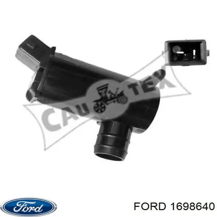 1698640 Ford Bomba de motor de fluido para lavador de vidro dianteiro/traseiro