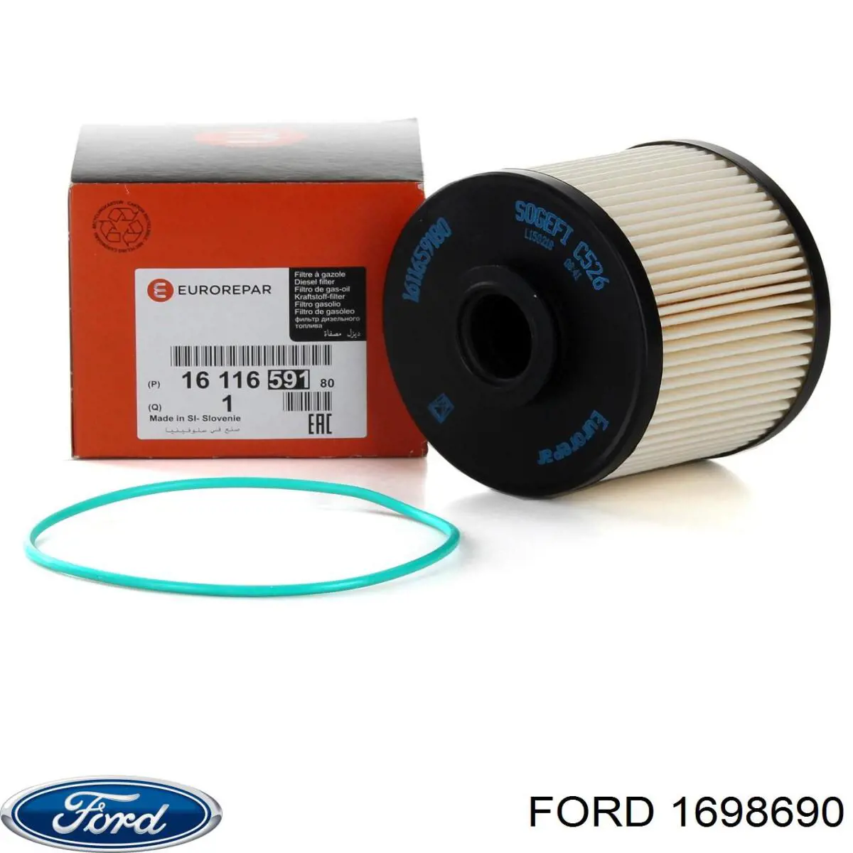 Compre 1698690 Ford Caixa de filtro de combustível