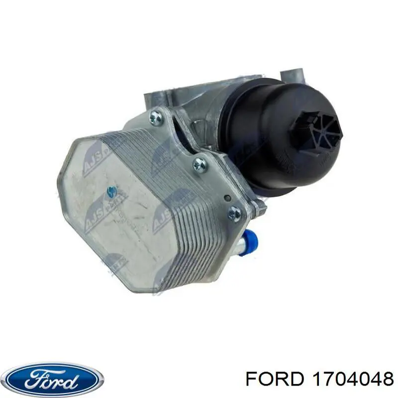 Compre 1704048 Ford Radiador de óleo (frigorífico), debaixo de filtro
