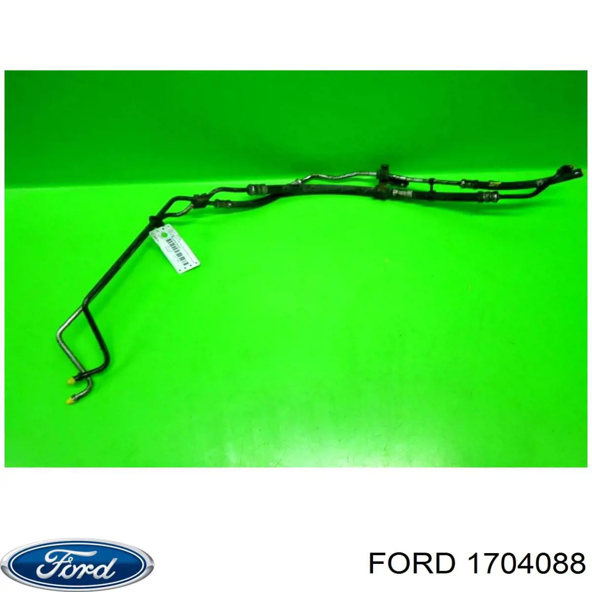 1743278 Ford Mangueira da Direção hidrâulica assistida de pressão alta desde a bomba até a régua (do mecanismo)